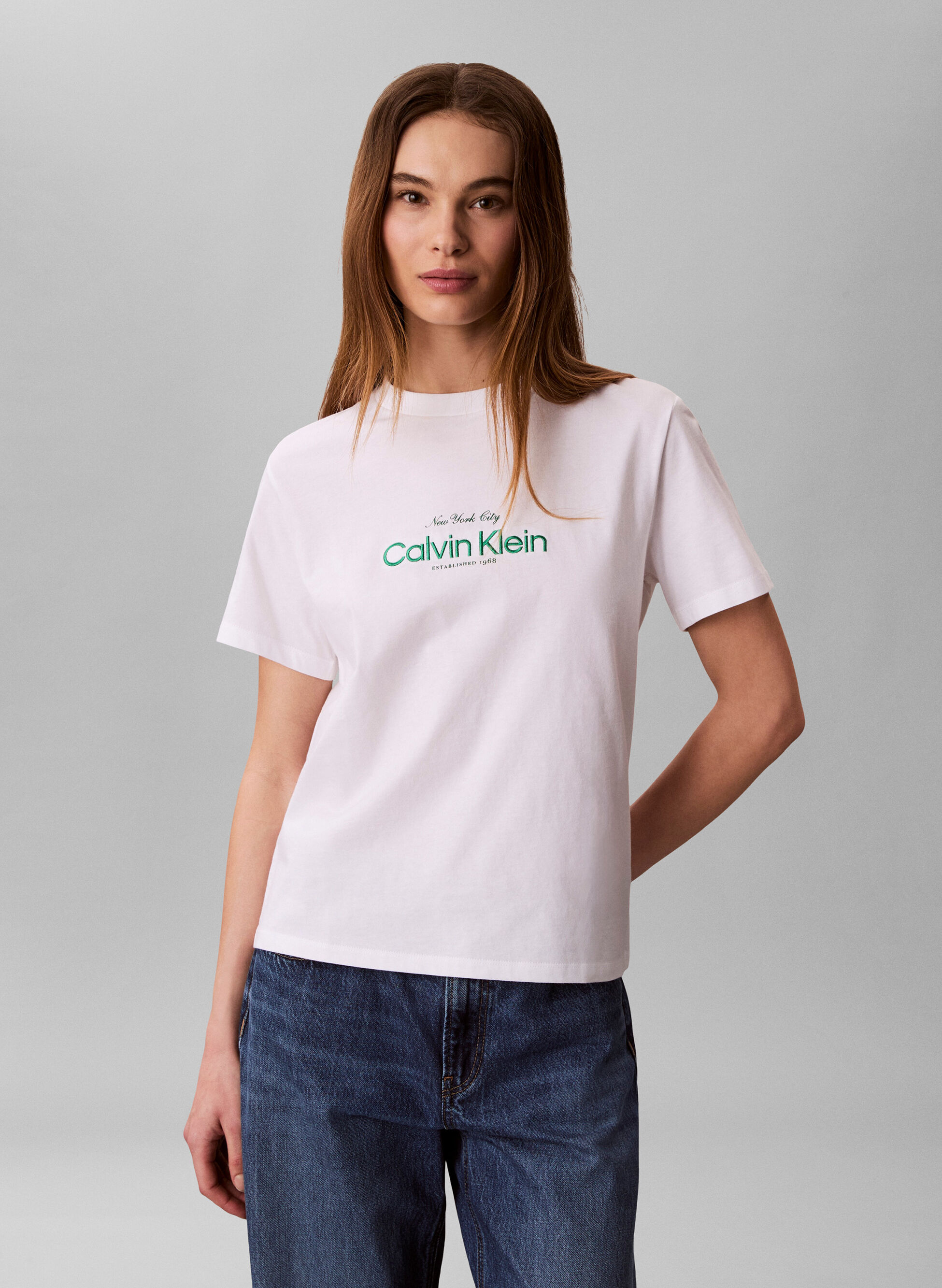 T-Shirt Con Logo Nyc Classico