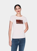 T-SHIRT CON STRASS, U4104 PINK, thumb