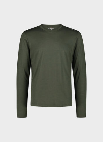 T-SHIRT UNLIMITECH CON PERFORMANCE MERINO, E943 OLIVE, small