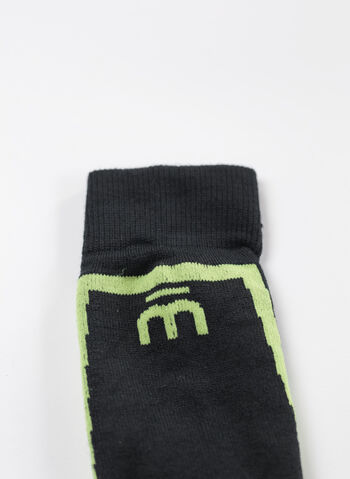 CALZA SKI MEDIUM WEIGHT CONTROL JUNIOR, 160 BLKFLUO, small