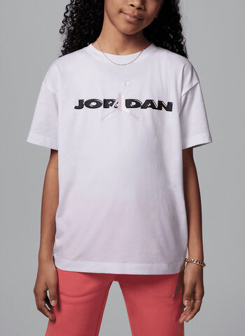 T-SHIRT UTILITY JORDAN RAGAZZA, 001 WHT, small