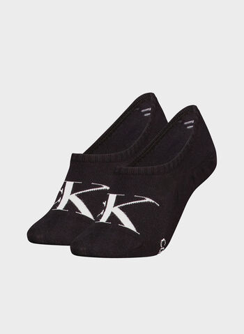 CALZA 2P CK FOOTIE HIGHT CUP MONOGRAM, , small