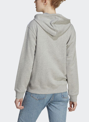 FELPA 3 STRIPES FULL ZIP FRENCH TERRY, GREY, small