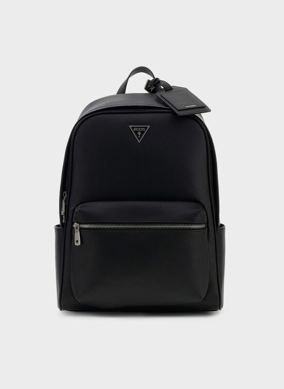 ZAINO MILANO SAFFIANO, BLA BLK, medium