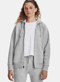FELPA FULL ZIP CON CAPPUCCIO RIVAL FLEECE, 0012 GREY, thumb