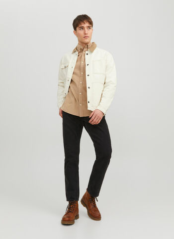 CAMICIA CLASSIC CORD, CROCKERY SABBIA, small