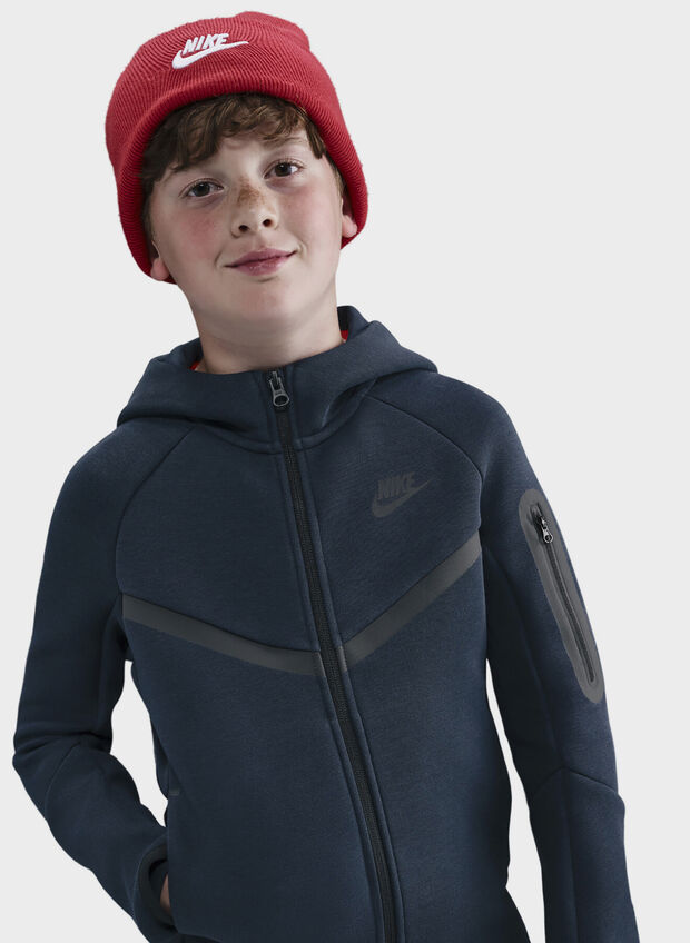 FELPA FULL ZIP TECH FLEECE RAGAZZO, 453 OBSIDIAN, large