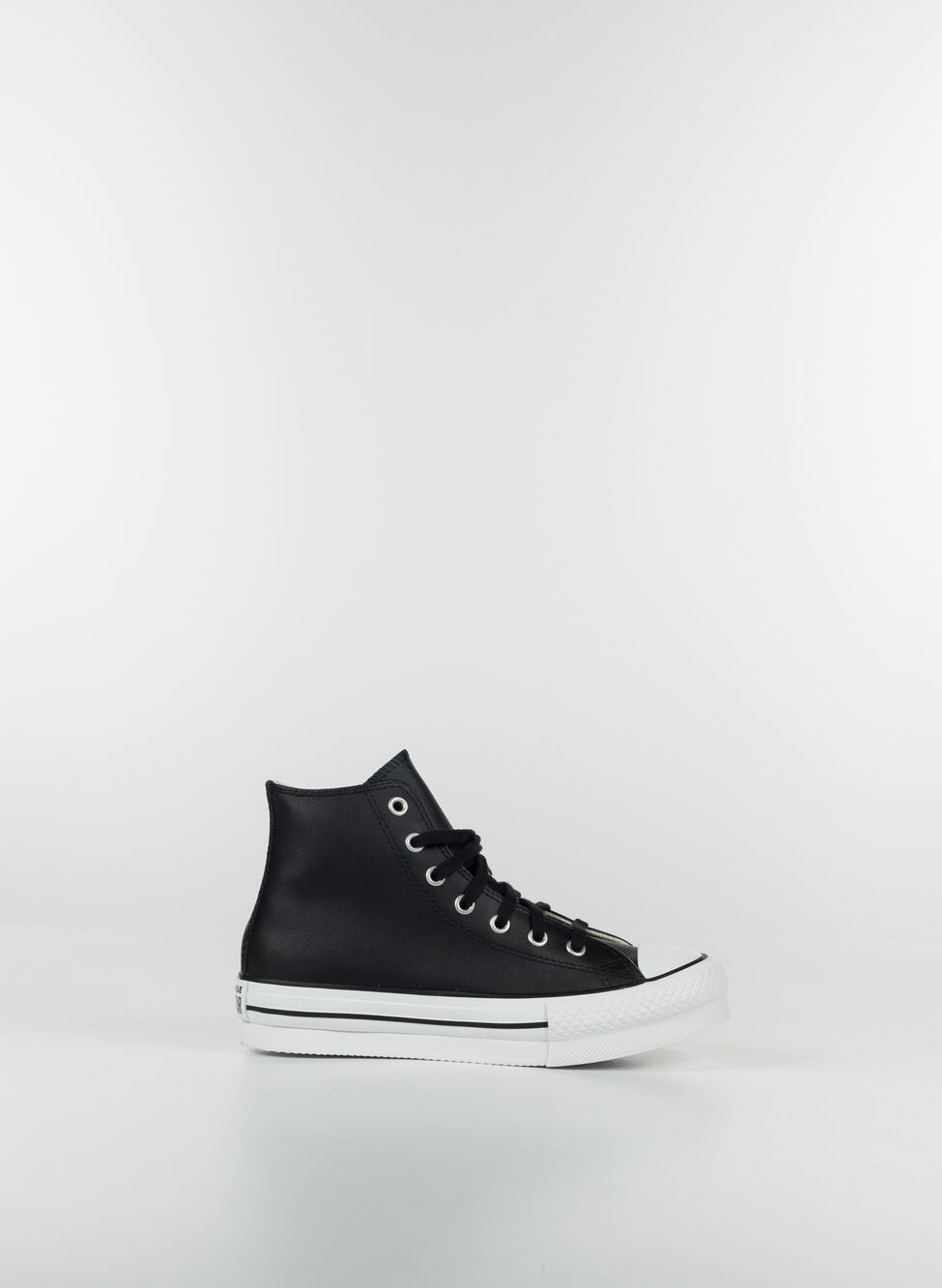 SCARPA CHUCK TAYLOR ALL STAR PLATFORM LEATHER DA BAMBINA 1Y