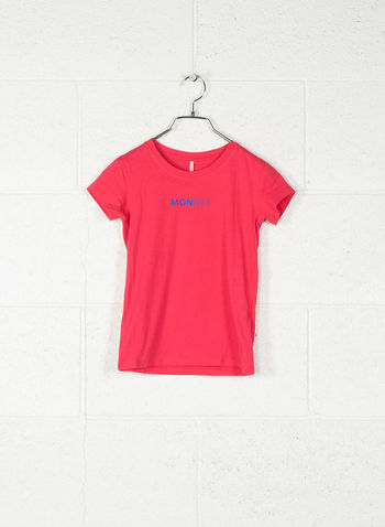 T-SHIRT WEEK DAY RAGAZZA, GERANIUM, small