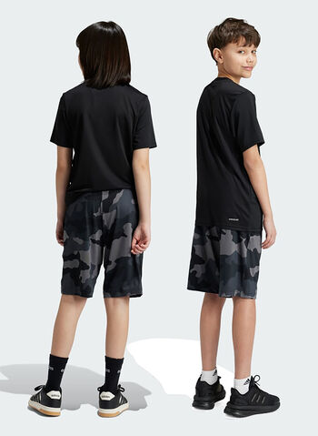 SHORT TRAIN ESSENTIALS SEASONAL RAGAZZO, BLK, small