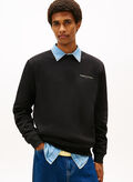 FELPA GIROCOLLO LINEAR, BDS BLK, thumb