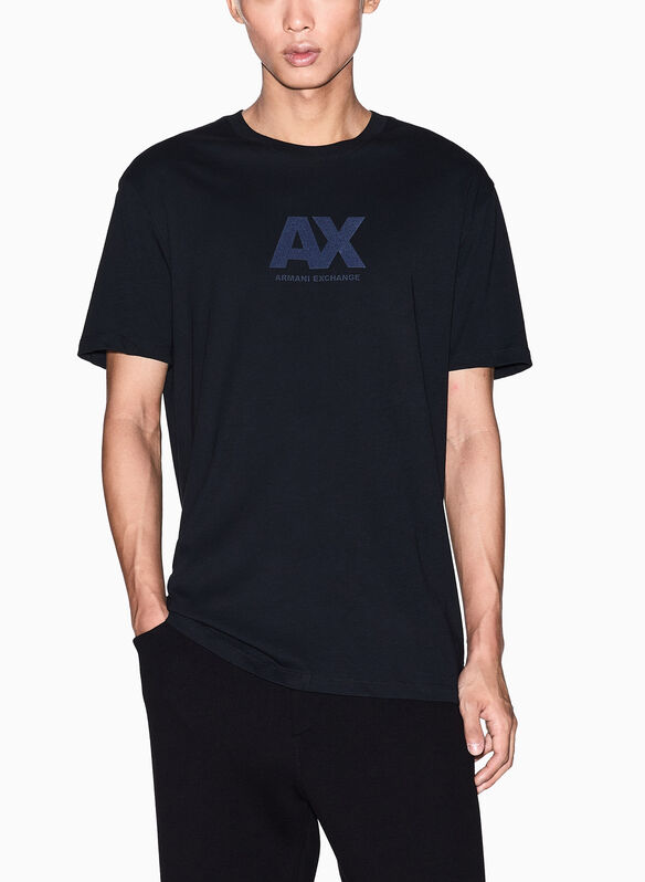 T-SHIRT GIROCOLLO, UC001 BLK, medium