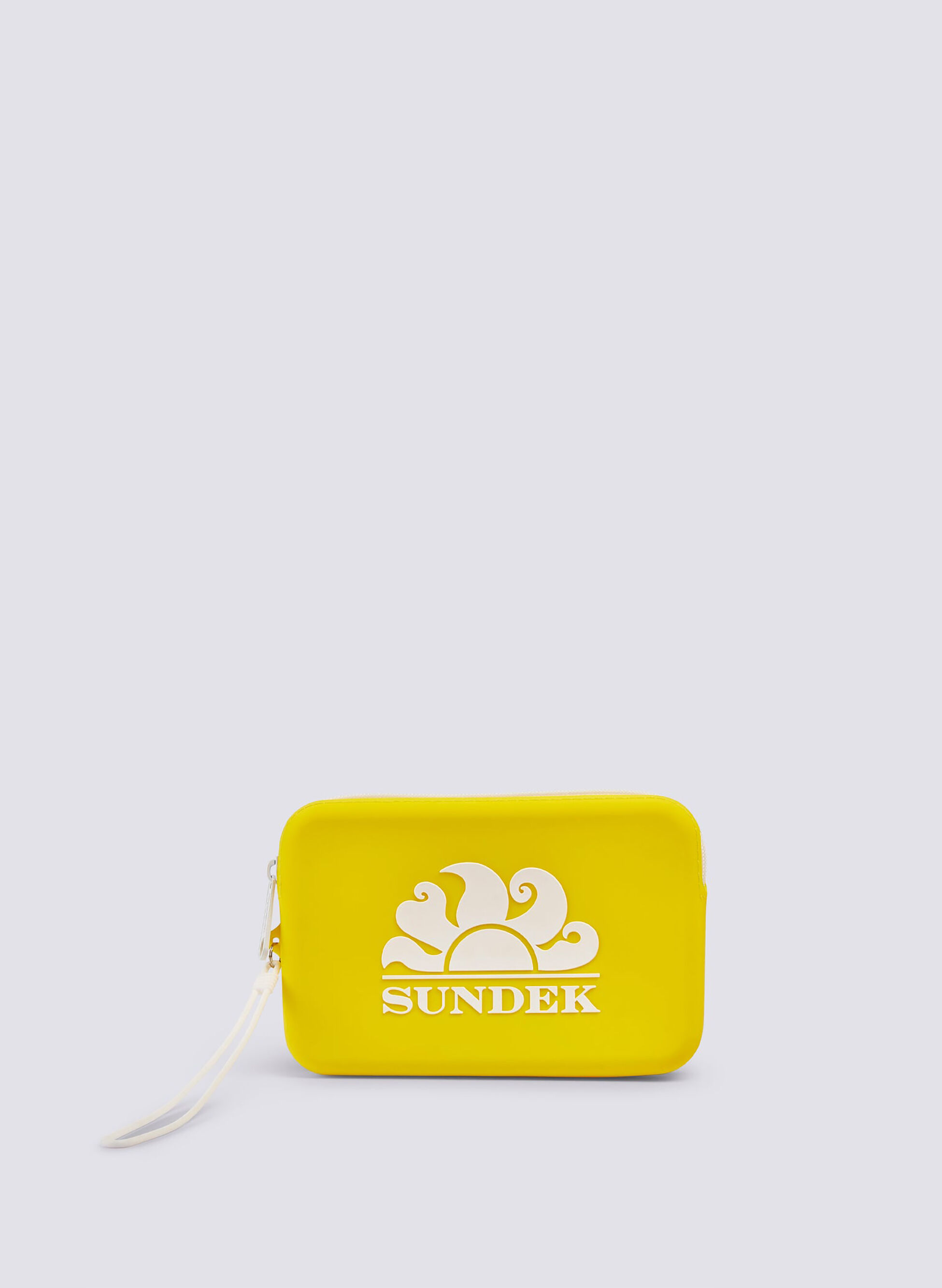 POCHETTE MINI IN GOMMA CON LOGO UNISEX