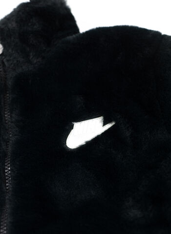 GIACCA SHERPA FULL ZIP BAMBINA, 023 BLK, small