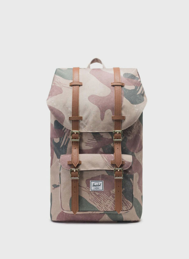 HERSCHEL ZAINO LITTLE AMERICA Beige, Marrone, Multicolor, Verde Uomo |  Sport85