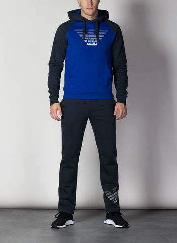 TUTA CON FELPA CON CAPPUCCIO E MAXI AQUILA, 25BP ROYNVY, small