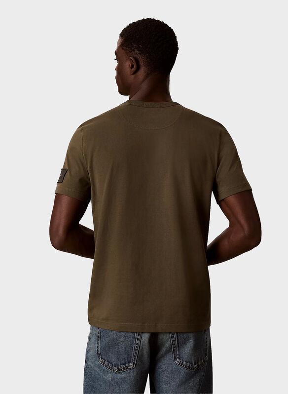 T-SHIRT BADGE, LI1 OLIVE NIGHT, medium