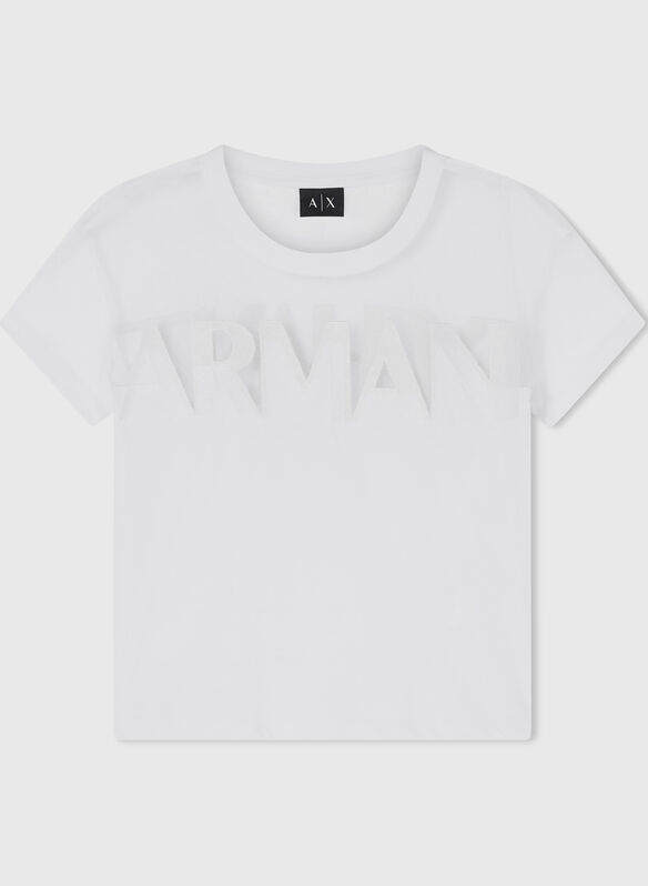 T-SHIRT IN COTONE, U0002 WHT, medium