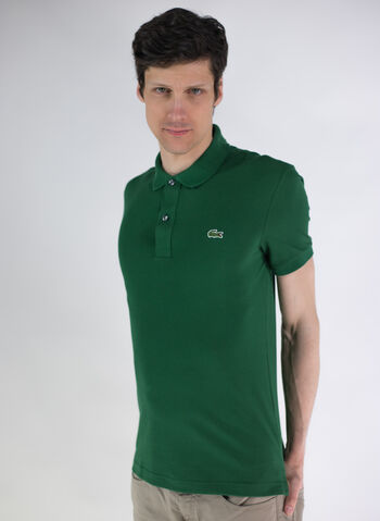 POLO TAGLIO SLIM IN PETIT PIQUE, , small