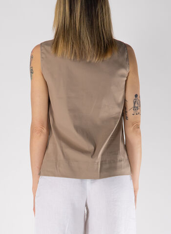 BLUSA SCOLLO V PLISSETTATO, , small