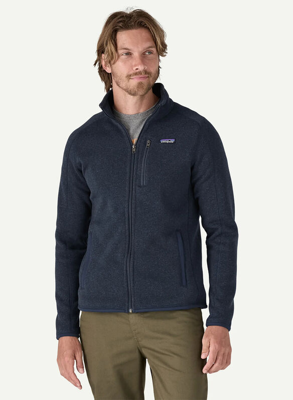 GIACCA IN PILE BETTER SWEATER, - NVY, medium