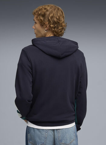 FELPA ESS BLOCK HOODIE, 16 NVY, small