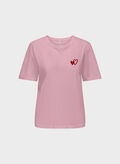 T-SHIRT ONLHAPPY, ROMANCE ROSE, thumb