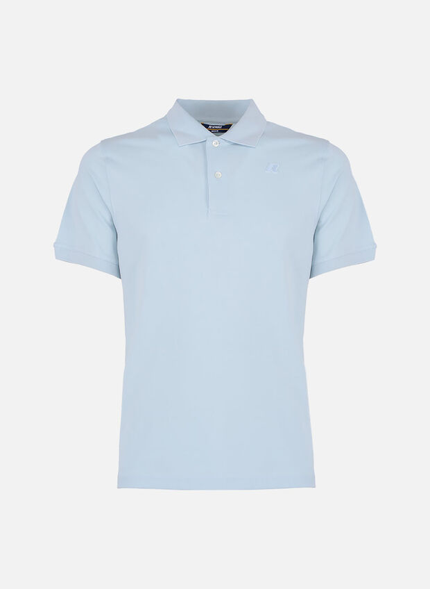 POLO PIQUET AMEDEE, 121 CELESTE, large