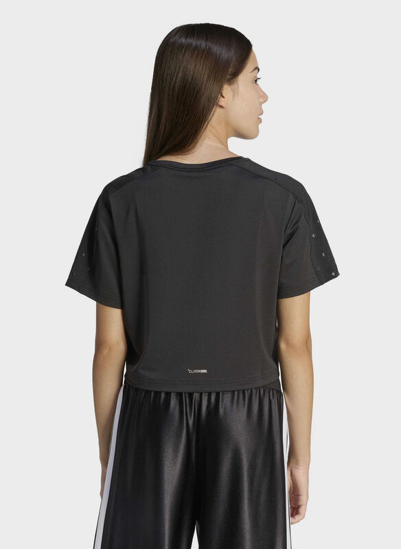 T-SHIRT TRAIN ESSENTIALS SEASONAL PRINT RAGAZZA, - BLK, medium