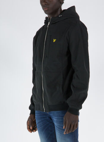 GIUBBOTTO SOFTSHELL CON CAPPUCCIO, Z865 BLK, small