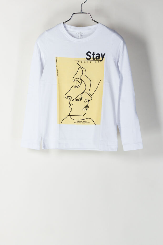 T-SHIRT SAIMA RAGAZZA, WHT, large