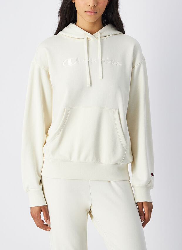 FELPA ICON RICAMO, YS141 PANNA, large