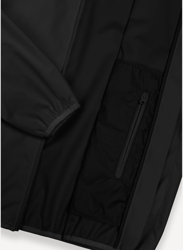 GIACCA IN SOFTSHELL CON CAPPUCCIO, 99 BLK, medium