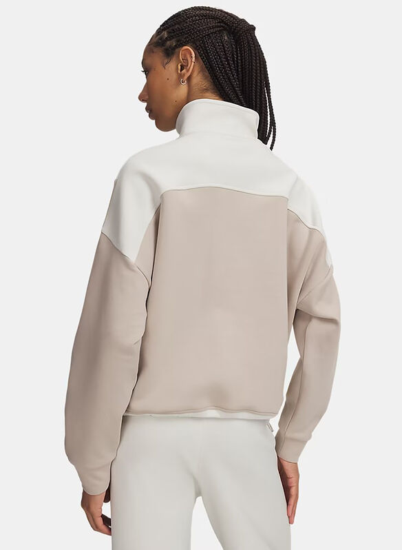 FELPA UNSTOPPABLE 1/2 ZIP FLC, 0110 PABBABEI, medium
