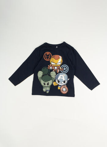 T-SHIRT MARVEL AVENGERS BAMBINO, DARK SAPPHIRE, small