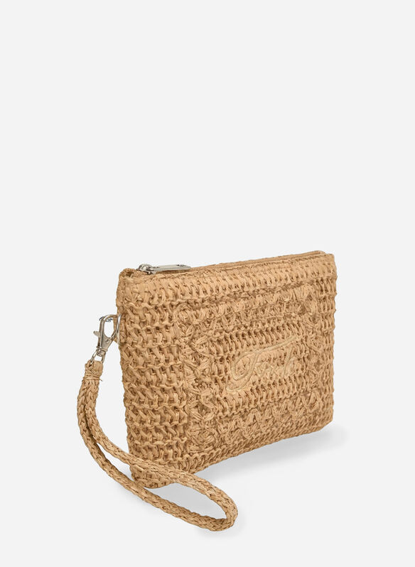 POCHETTE RAFIA, BG NATURAL, medium