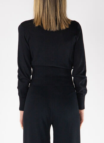 CARDIGAN IN FILO, 0801 BLK, small