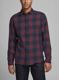 CAMICIA CHECK GINGHAM, PORT ROYALE BORDEAUX, thumb