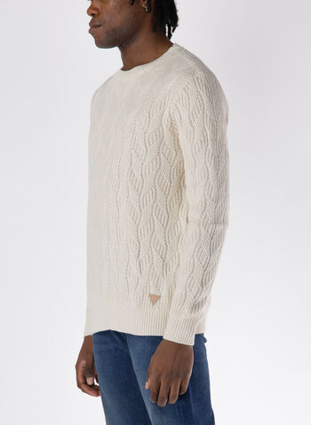 MAGLIONE INSERTATO, G1CV PANNA, small