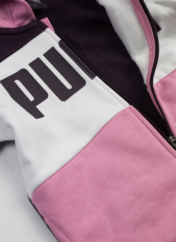 TUTA FULL ZIP COLORBLOCK BIMBA, 48 PINK, small