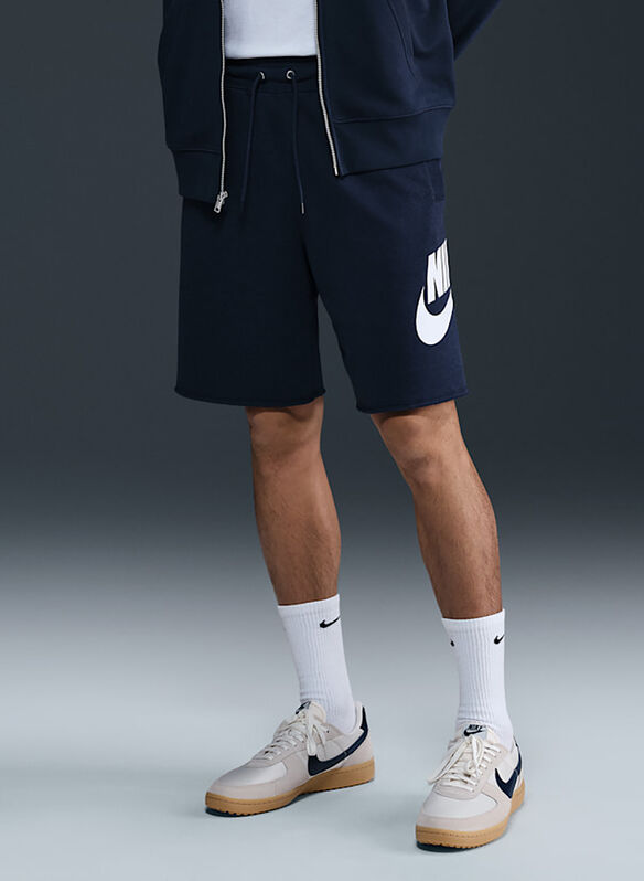 SHORT CLUB ALUMNI IN FRENCH TERRY, 451 OBSIDIAN, medium