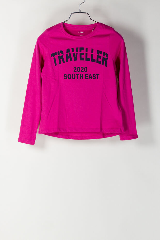 T-SHIRT VIOLET RAGAZZA, , large