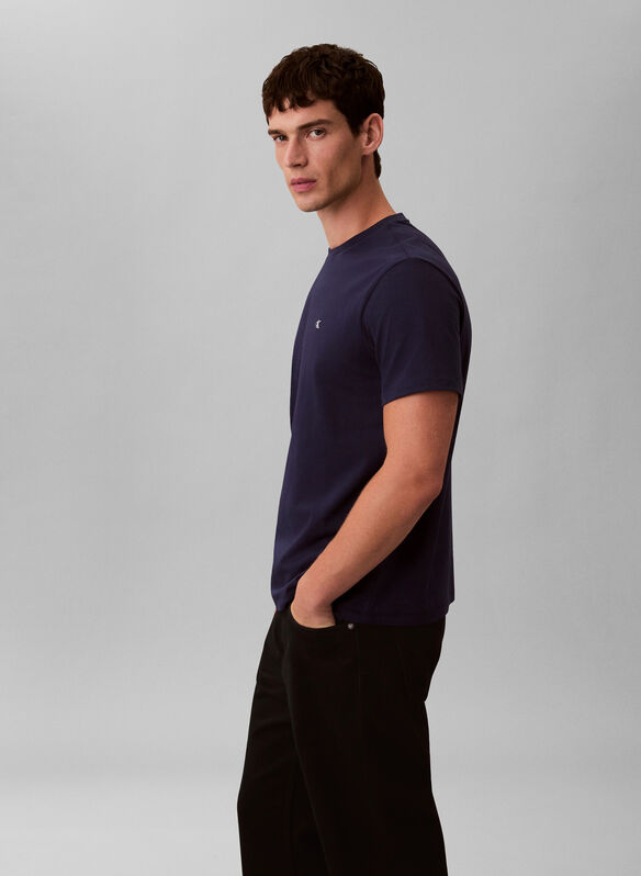 T-SHIRT CON MONOGRAMMA LOGO, WFW NVY, medium