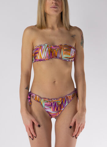 BIKINI A FASCIA CON SLIP A FANTASIA MISSONI, X07 FANTASIA, small