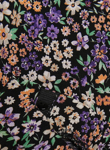 PANTALONE FLOREALE RAGAZZA, BLK, small