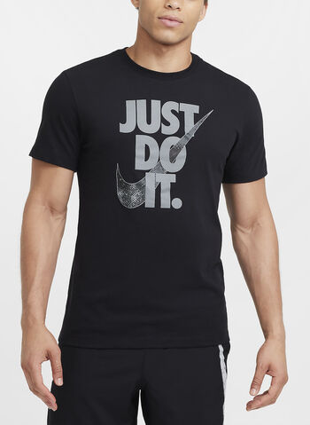 T-SHIRT DRI FIT JUST DO IT, 010 BLK, small
