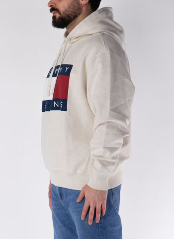 FELPA CON STAMPA BIG FLAG, AE3 WHT, small