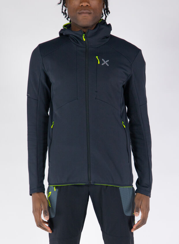 PILE FULL ZIP SMOOTH OUTDOOR, 9070F BLK, large