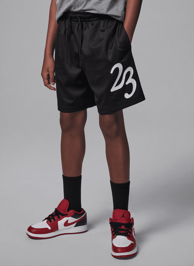 SHORT MESH JORDAN MVP RAGAZZO, 023 BLK, large