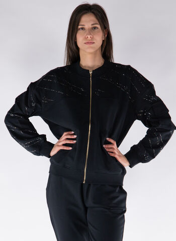 FELPA CON STRASS, B3280 BLK, small